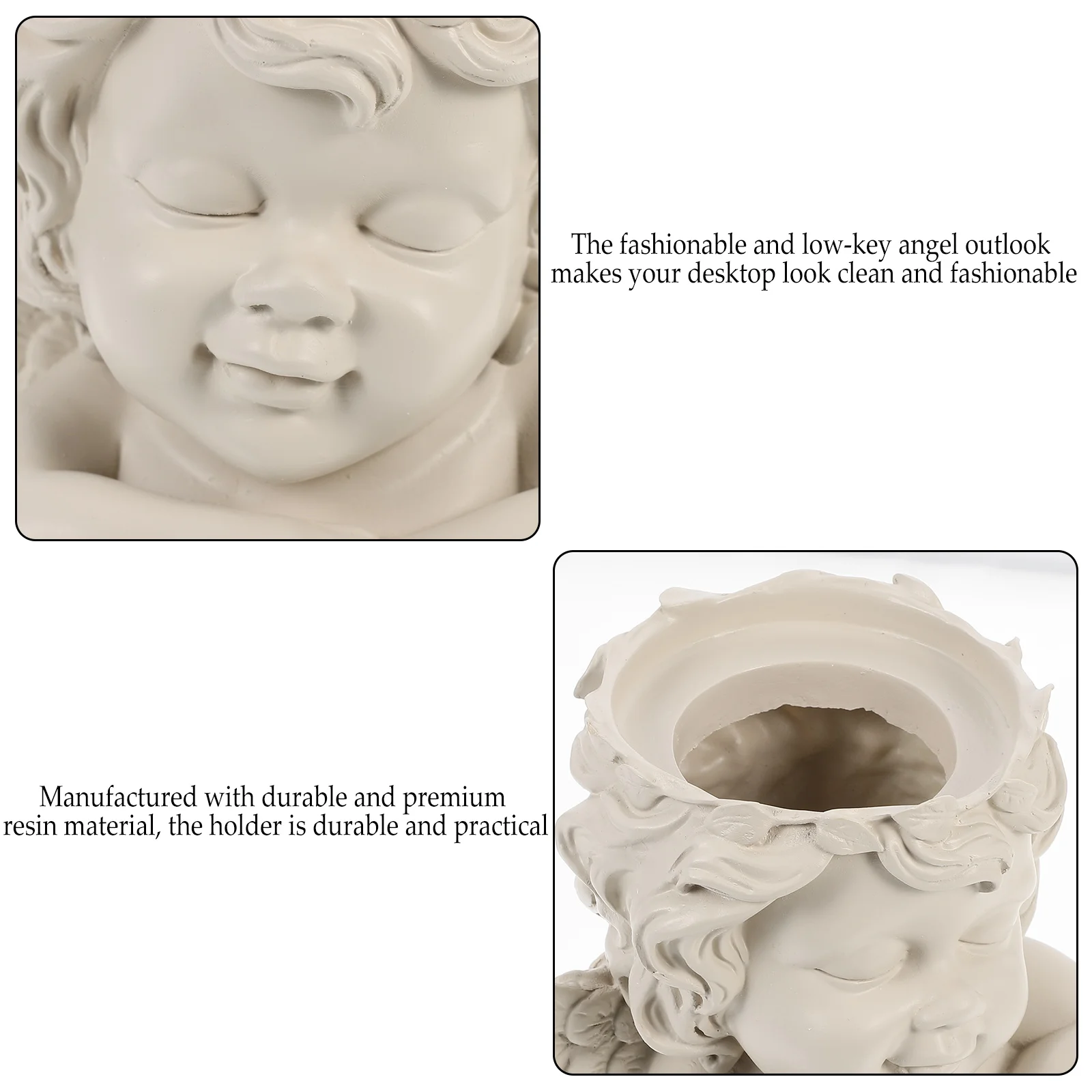 1Pc Durable Elegant Creative Speaker Frame Angel Speaker Stand for Adornment Home