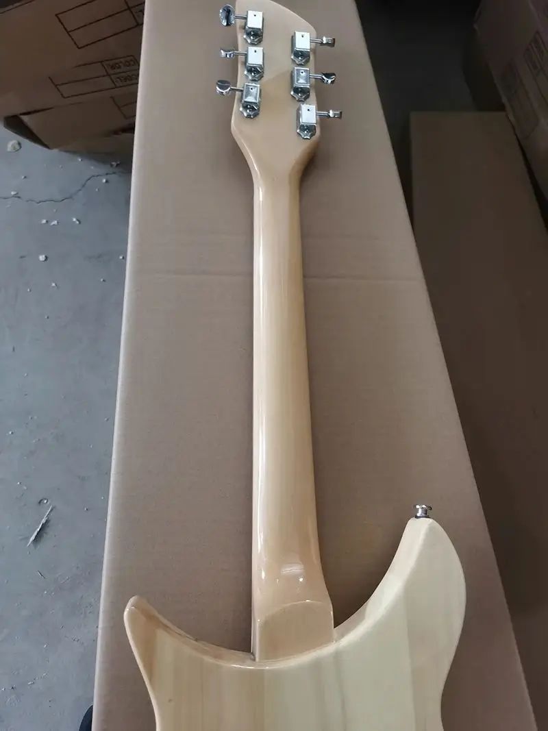 6-струнная гитара Ric bac 325 оригинальный цвет дерева никель-Хромовая фурнитура