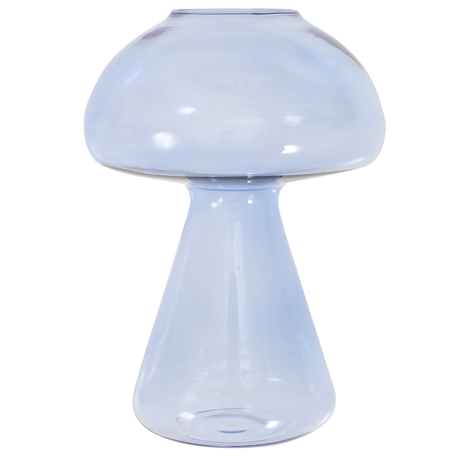 

Vase Mushroom Glasses Terrarium Hydroponic Decorative Planter Desktop Ornament Centerpiece Shaped Transparent Air Drinking