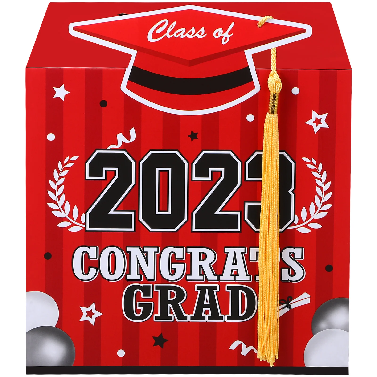 

2023 Graduation Decorations Invitation Cards Box Holder Congrats Graduate Advice Party Supplies