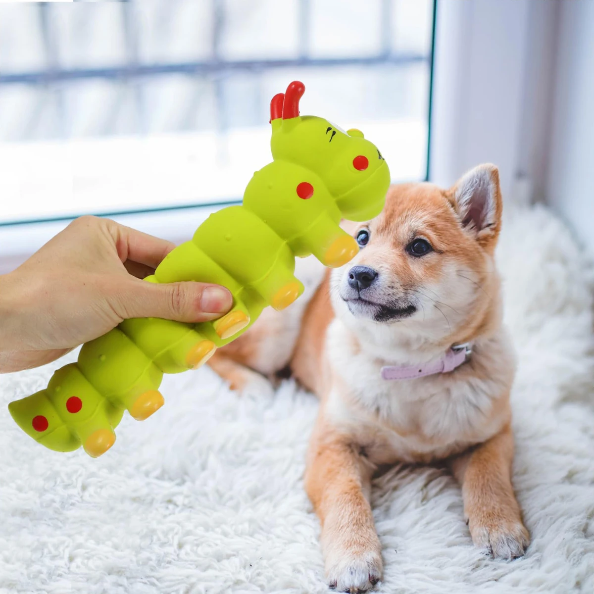 Игрушки для щенков Писк лая собак Писк-игрушки животных Unny Dog Латексные игрушки