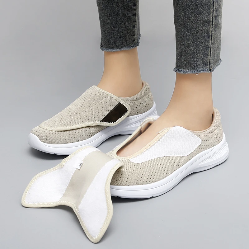 Большой размер 42 43 44 туфли с широким носком женские противоскользящие