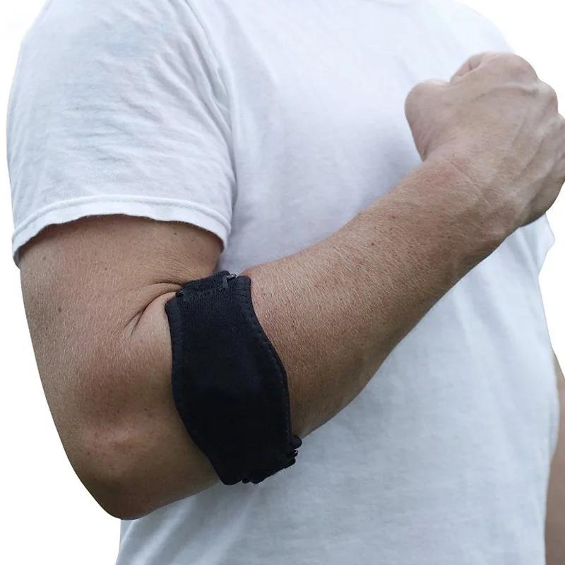 

Adjustable Coton Elbow Support Wrap Brace Pad Strong Basketball Sports Elastic Elbow Injury Pain Relief Protector Elbow Support