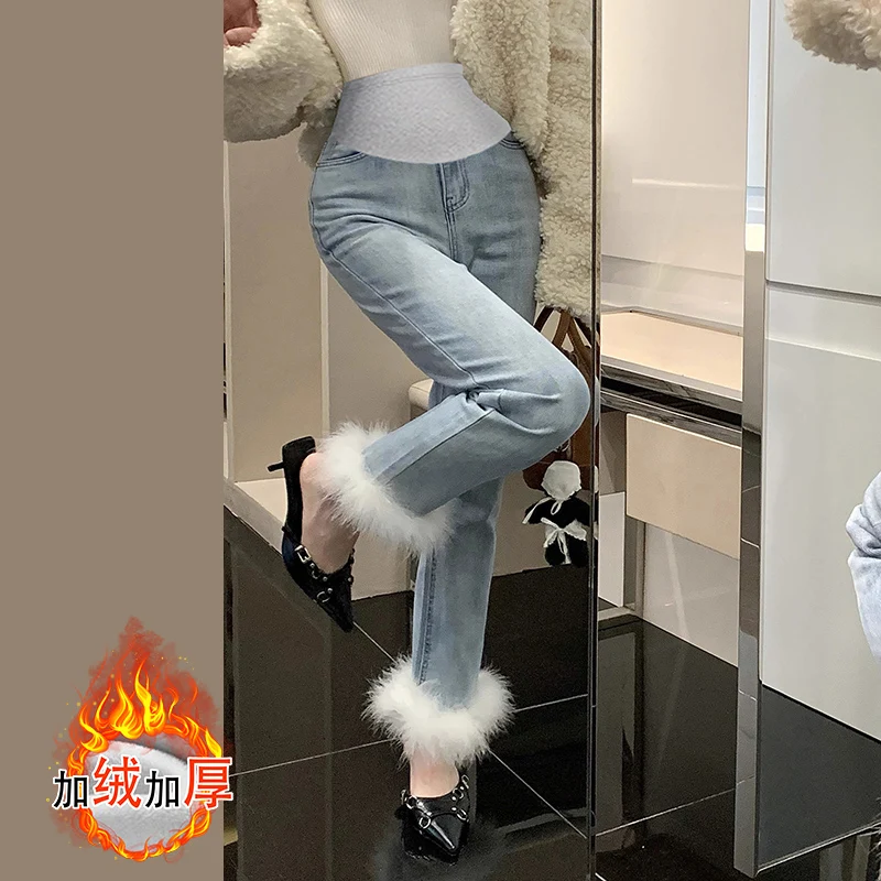 Рисунок 3 - Винтажные эластичные джинсы для беременных