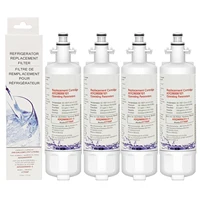 469690 ADQ36006101 Refrigerator Water Filter, Replacement for LG LT700P, ADQ36006102, Kenmore 9690, LFXS30766S, Pack of 4