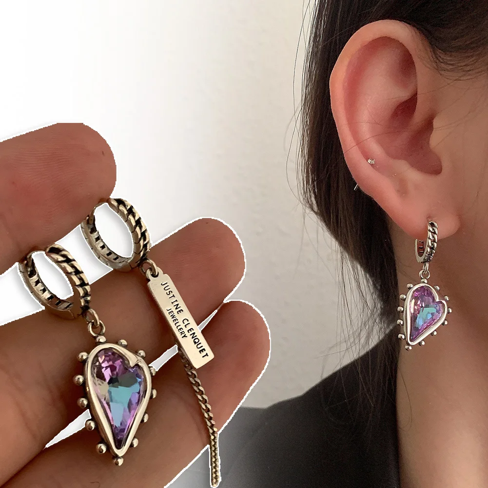 

Asymmetric Hollow Love Long Tassel Earrings Korean Temperament Ins 2022 New Trend Earrings Exquisite Women Jewelry Earrring