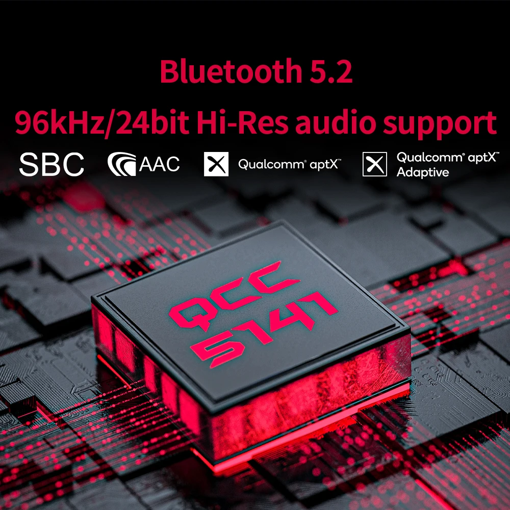 FiiO UTWS5 оригинальный беспроводной Bluetooth 5 2 усилитель aptX MMCX/0 78 мм разъем с 30-часовым