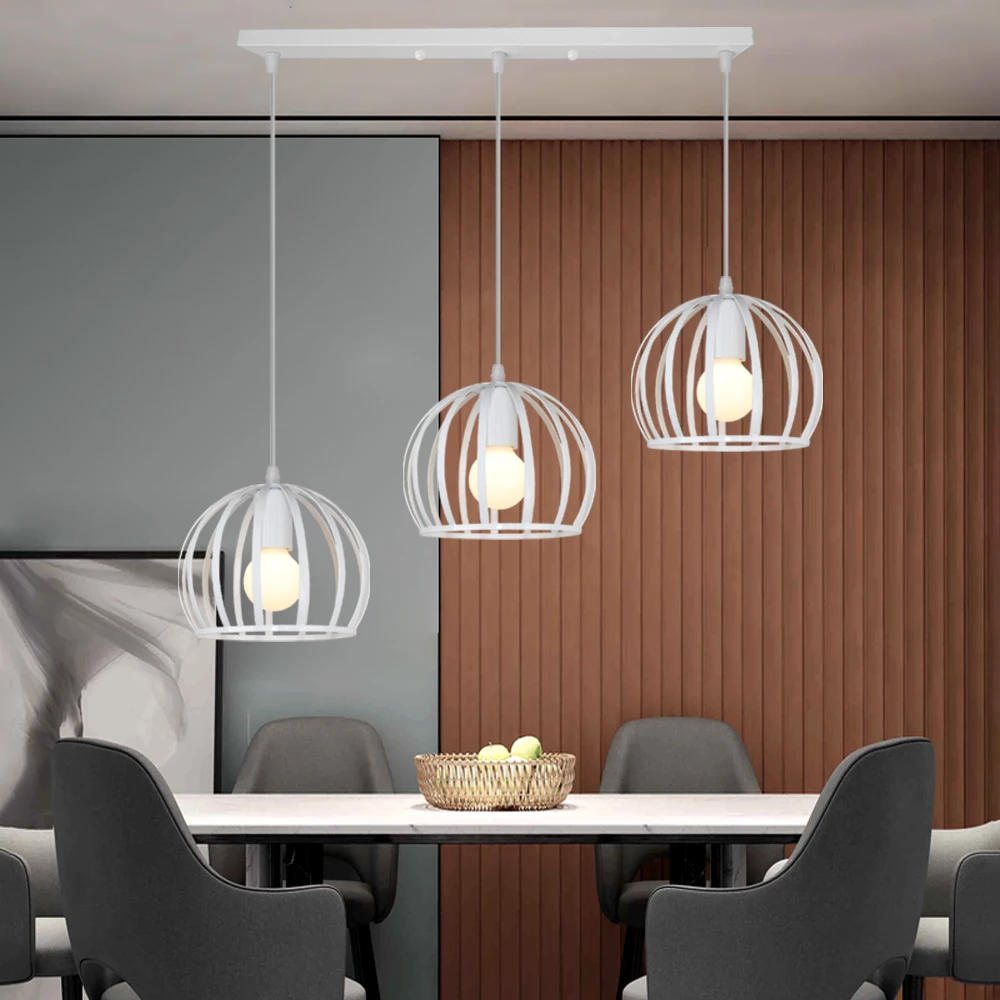 Современные подвесные светильники с абажуром светодиодные для гостиной спальни