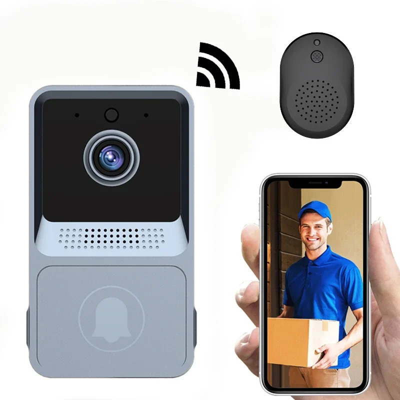 

Уличная Wi-Fi умная домашняя камера видео дверной звонок безопасный дверной звонок видеодомофон ночного видения беспроводная кнопка бытовой дверной звонок