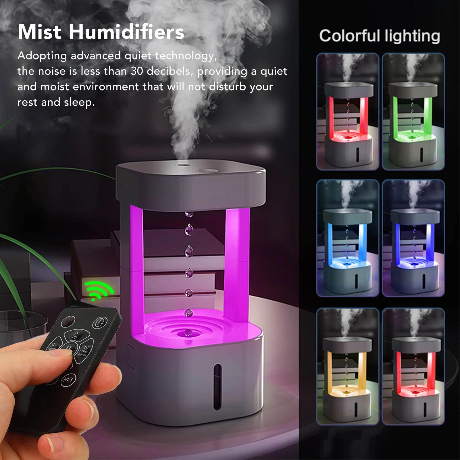 Gravity humidifier