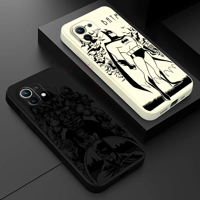 

Cartoon Superhero Batman Move Phone Case For Xiaomi Mi 13 12S 12 12T 12X 11i 11T 11 10 10S 10T Pro Lite Ultra Liquid Rope TPU