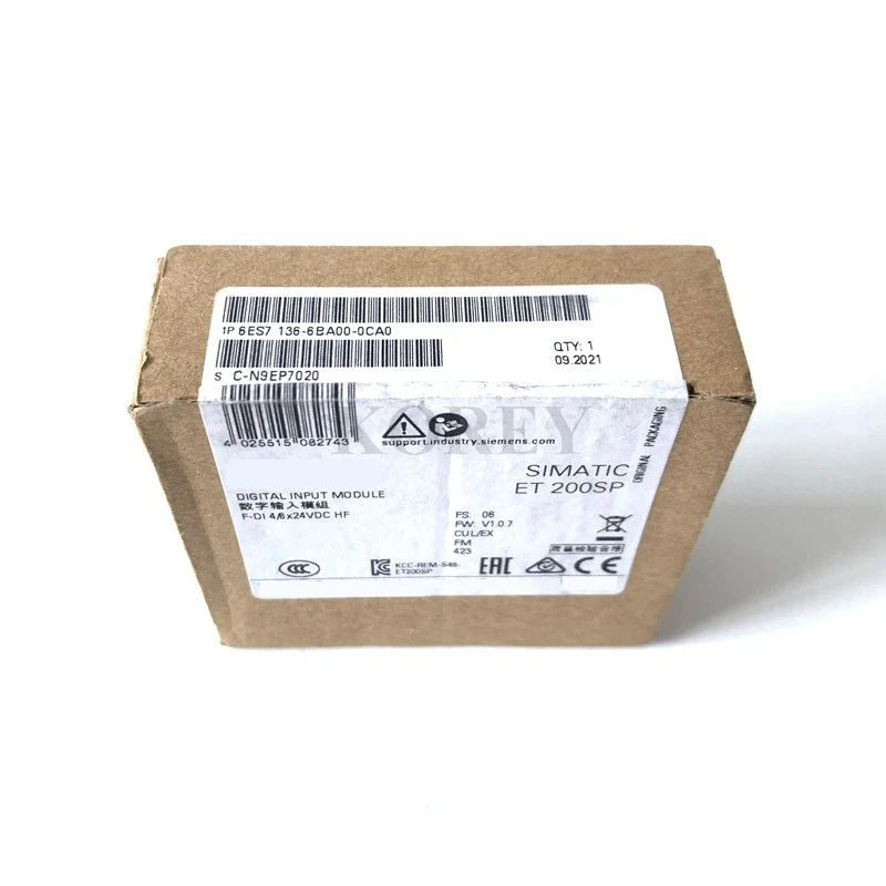 В наличии ET200SP аналоговый модуль 6ES7136-6BA00-0CA0 6ES7 136-6BA00-0CA0 |