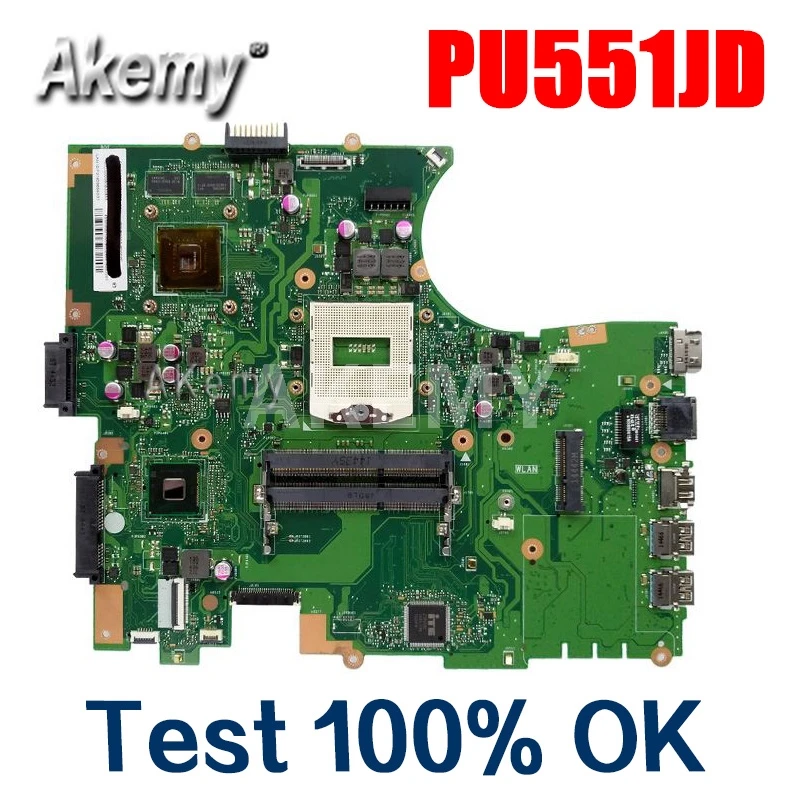 

Amazoon PU551JA motherboard fit For Asus PU551JD PU551JA PU551J PU551 laptop motherboard original mainboard Test notebook