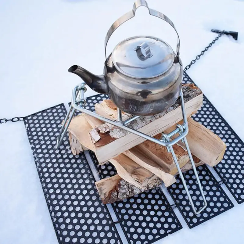 

Outdoor Camping Hiking Alcohol Stove Rack Ultralight Folding Pot Burner Stand 캠핑용품 Газовая Плита Kitchen Accessories