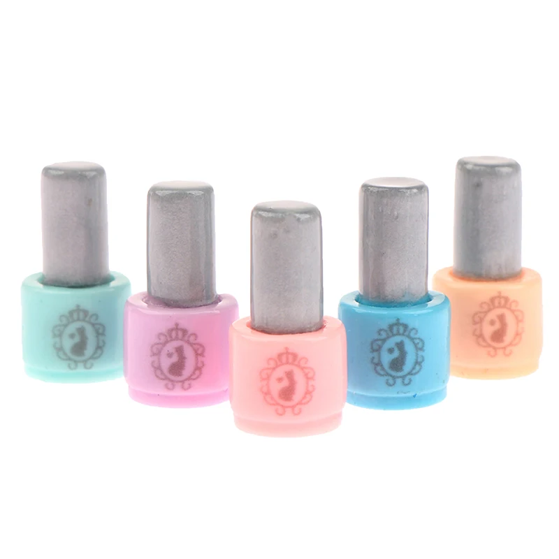 

10Pcs 1:12 Dollhouse Miniature Nail Polish Model Doll House Fashion Makeup Accessories Accesorios de la casa de muñecas