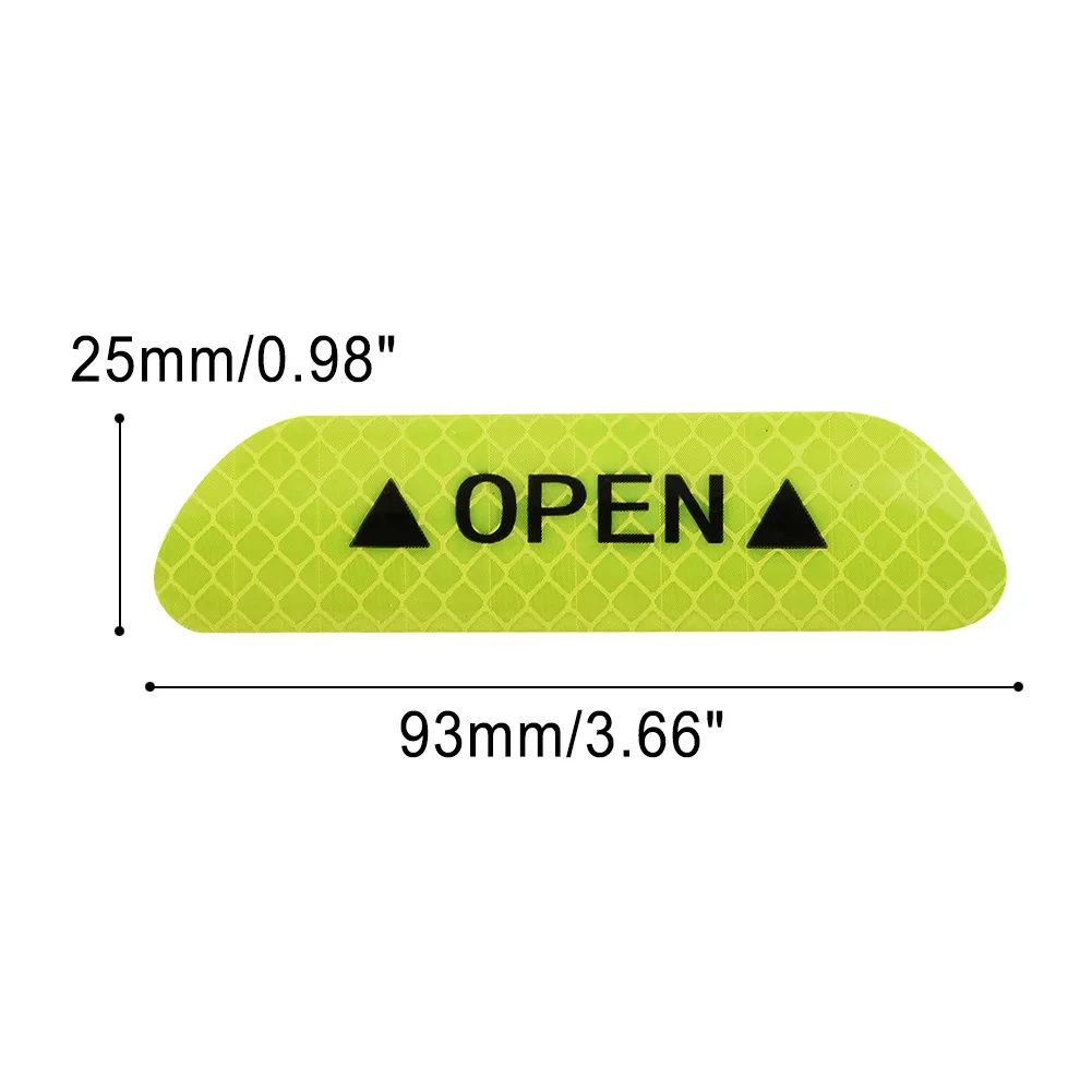 

Brand New OPEN Reflective Tape Car Sticker Car Door Open Sticker Decoration Reflective Tape Safety Decal Universal