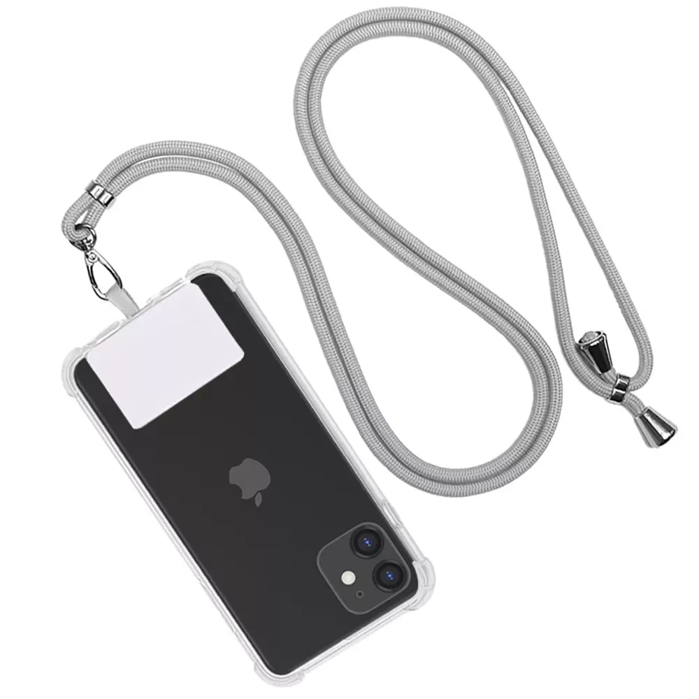 

Universal Mobile Phone Lanyard Nylon Anti-lost Sports Strap Phone Strap Adjustable Lanyard Grip Neck Chain Rope cell Accessories
