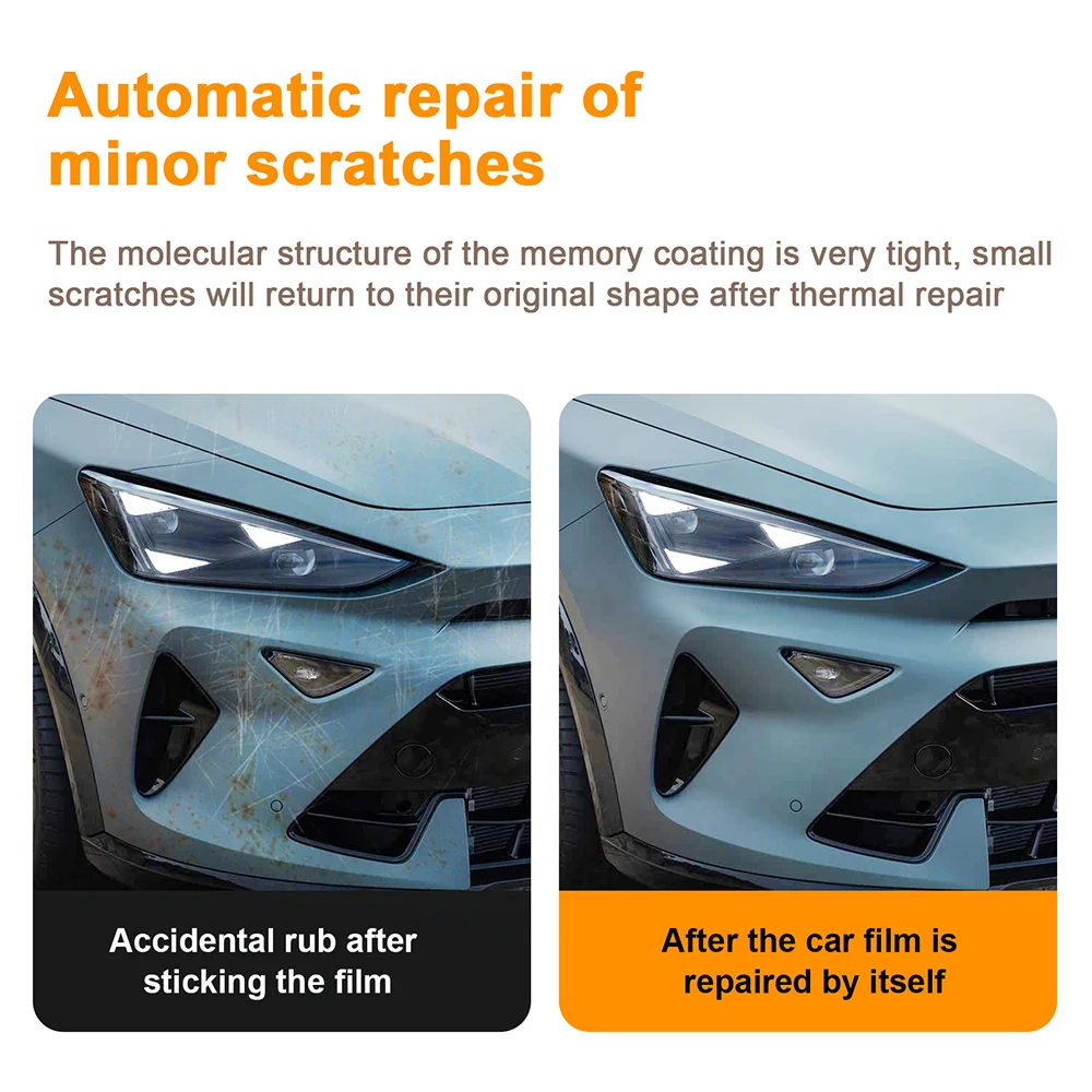 Фото Для Seat Leon FR 2020 2021 2022 2023, фары заднего вида, стойки B, защитная пленка для краски, защита от царапин, прозрачный ТПУ №2