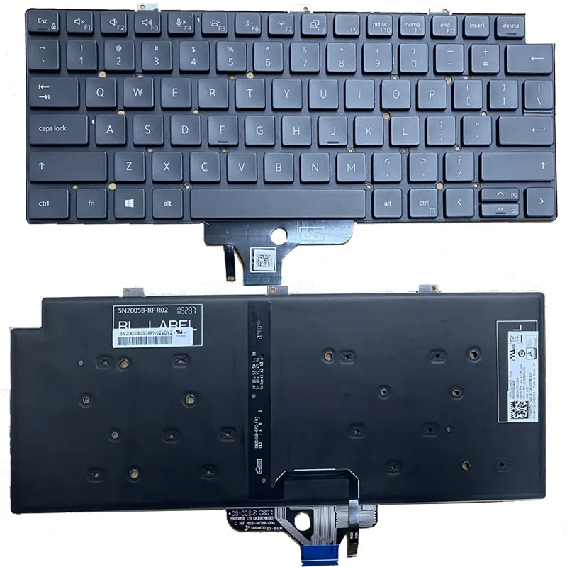 Новая американская Клавиатура для ноутбука DELL Latitude 5320 7320 2021 года черная с