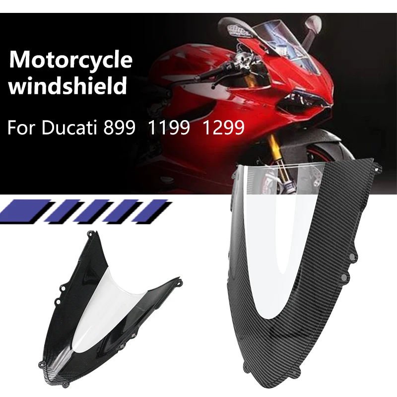

Лобовое стекло для мотоцикла Ducati 899 1199 1299 ABS, запчасти из углеродного волокна для мотоцикла