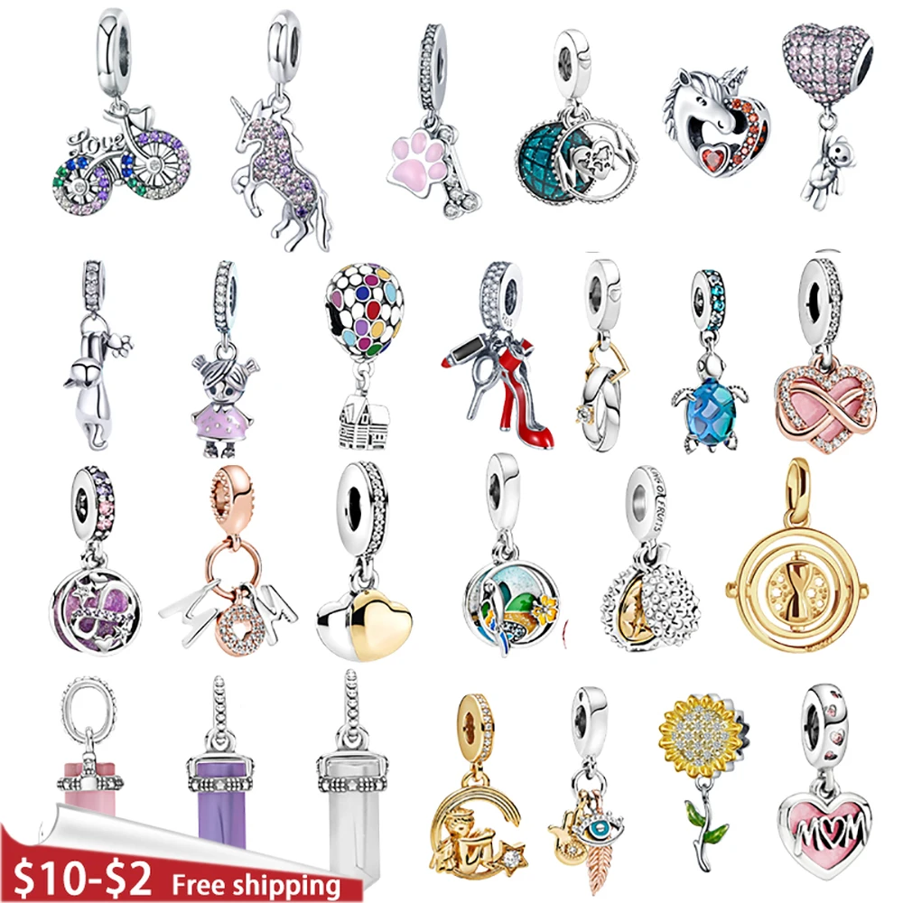 Шарм-бусина из серебра 925 пробы для браслетов Pandora |