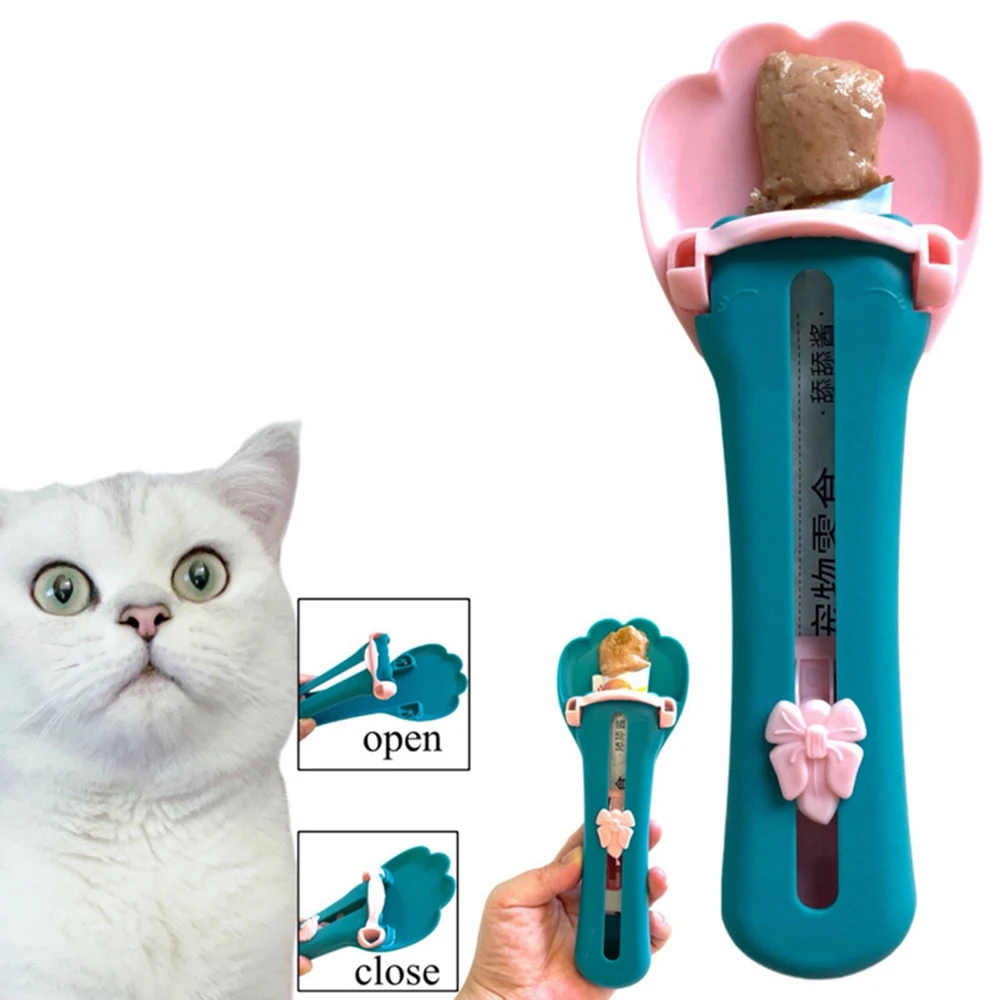 

Pet Feeder Spoon Cat Strip Squeeze Spoons Multifunctional Cat Feeding Spoon for Cat Wet Food Treats Liquid Snack Feeding