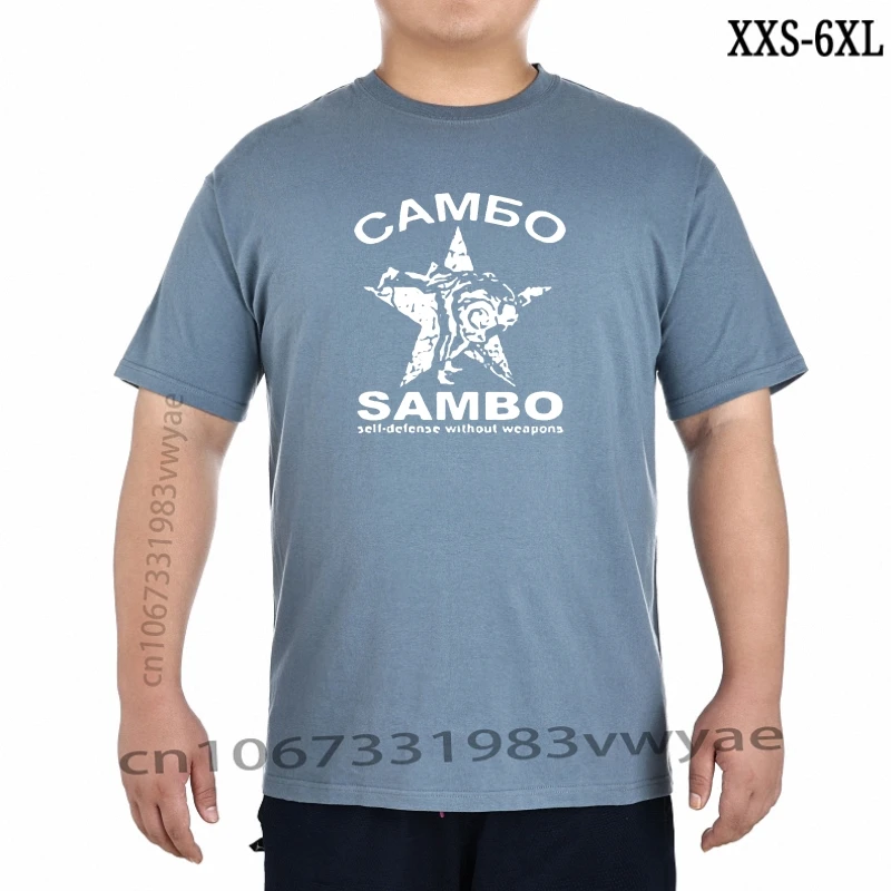 

Fashion Hot sale Sambo Instructor self defense without weapon front back print tshirt US Tee shirt XXS-6XL