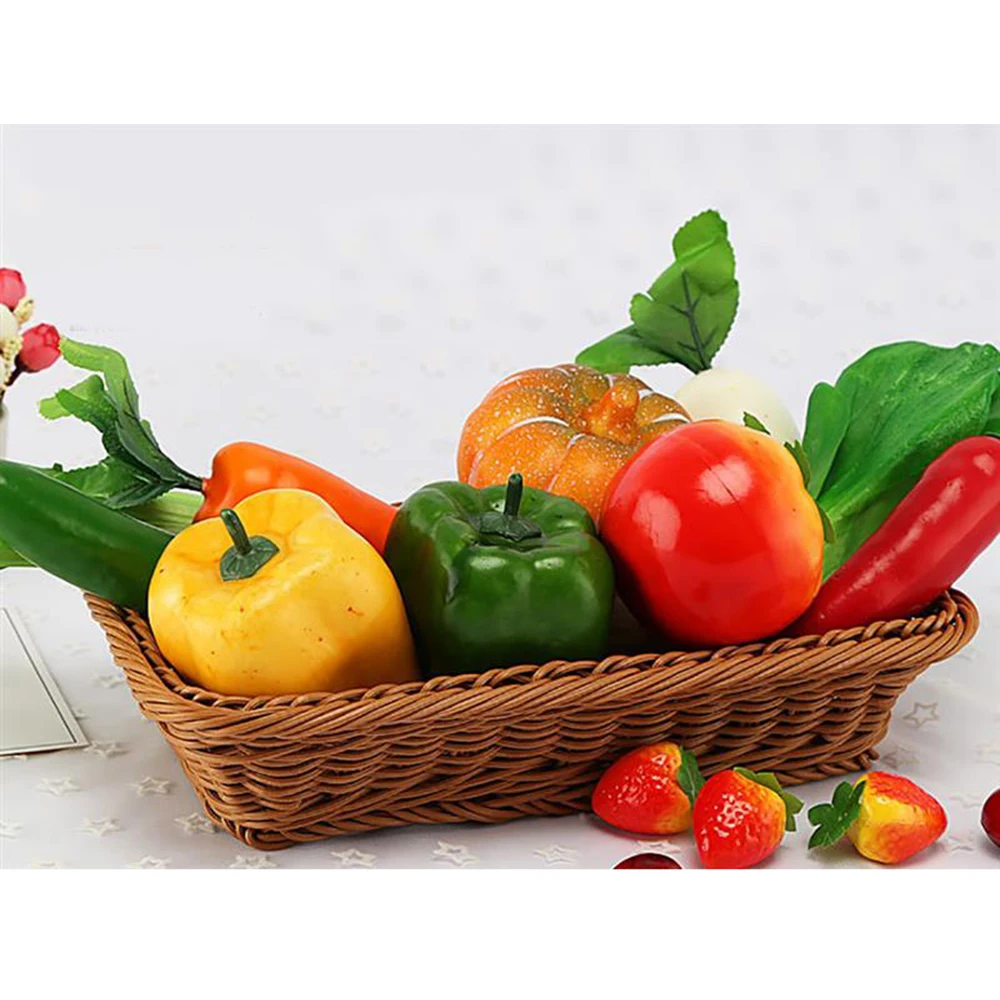 

3pcs Artificial Chili Peppers Fake Vegetables Props Kitchen Photography Decor
