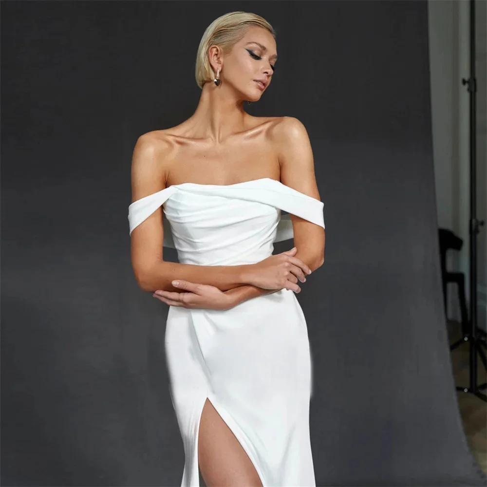 Платье с высоким разрезом на подоле для вечеринки дня рождения платье подружки