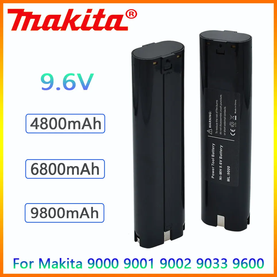

9.6V4800mAh Makita Ni-MH Rechargeable Replacement Battery for Makita Mak 6095D 9000 9002 9033 9034 632007-4 9600 193890-9 5090D