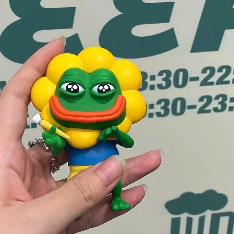 Фото PEPE The Frog Money Player Series глухая коробка фигурки, игрушки, игры, богатые лягушки, модная фигурка, декоративная модель №2