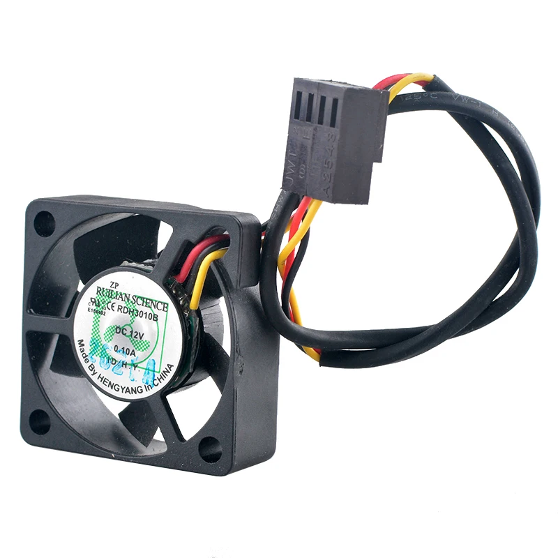 Фото RDH3010B 3 см 30 мм вентилятор 30x30x10 мм DC12V 0,10A двойной шарикоподшипник тихий охлаждающий вентилятор для материнской платы CPU №3