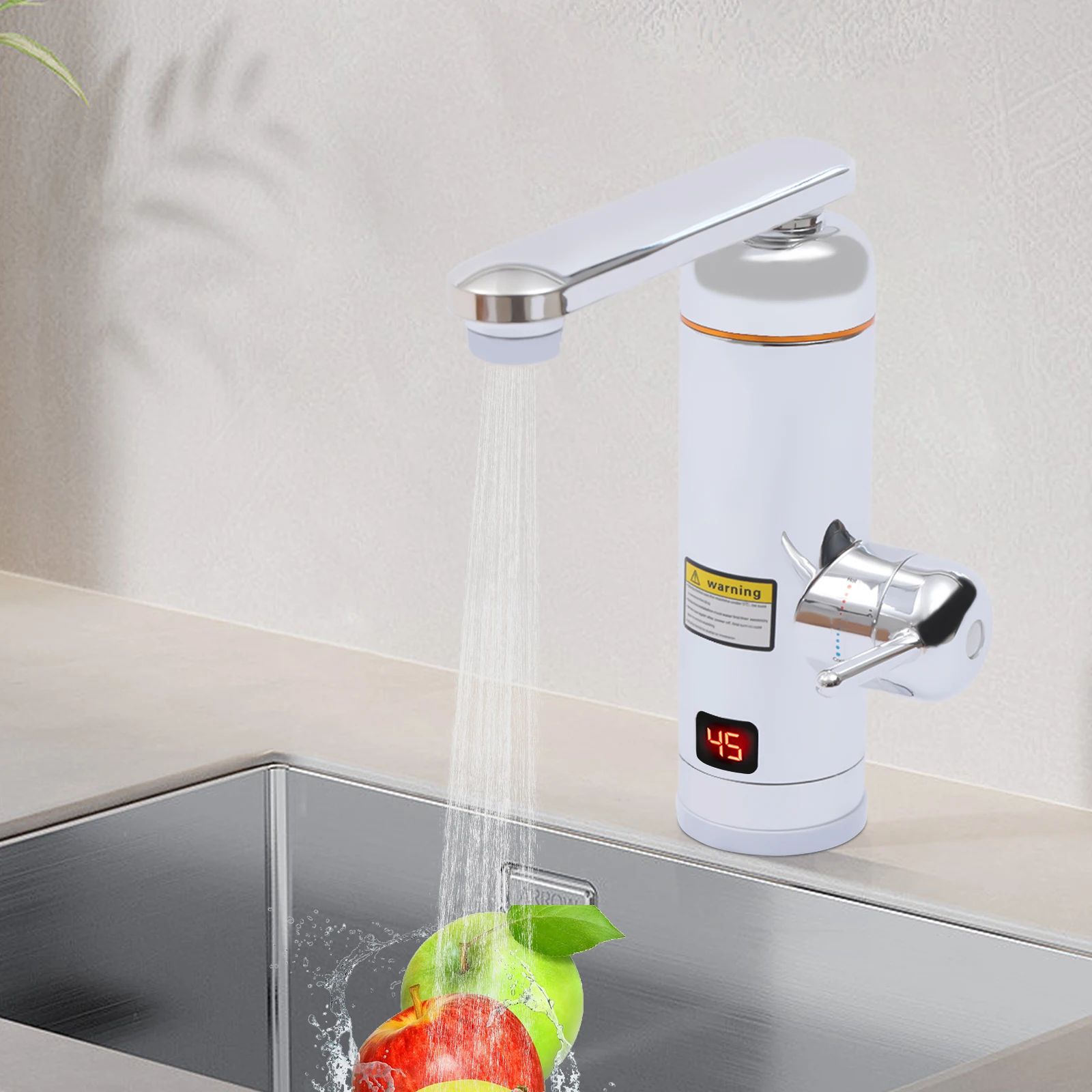 

Electric Tap Instant Heater LCD Faucet 3000W ABS