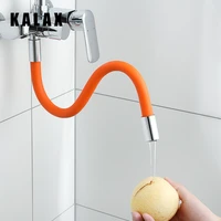 360%c2%b0 universal faucet sprinkler extender adjustable bending faucet splash proof extension tube kitchen bathroom accessories
