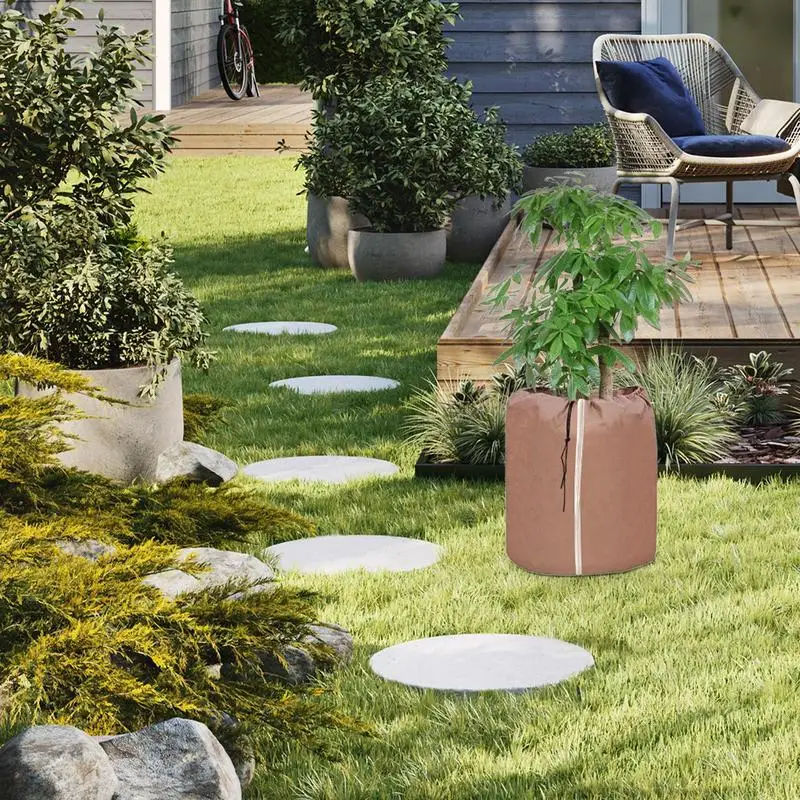 Зимняя защита для растений цветочный горшок чехлы сумок от мороза чехол уличных