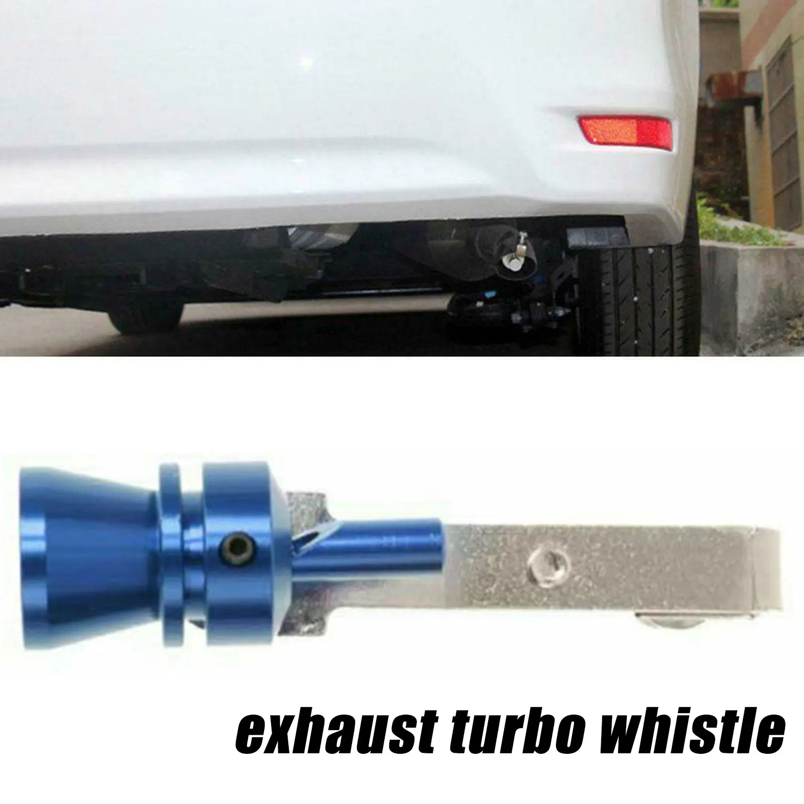 Турбо свисток для стайлинга автомобиля свистки выхлопных труб глушитель Красный