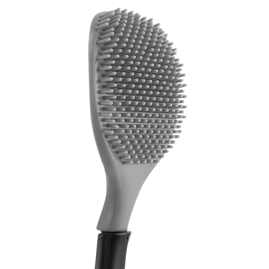 

New TPR Silicone Brush Head Toilet Brush No Dead Corner Wash Toilet Brush Household Wall-mounted Creative Bathroom Cleaning Tool