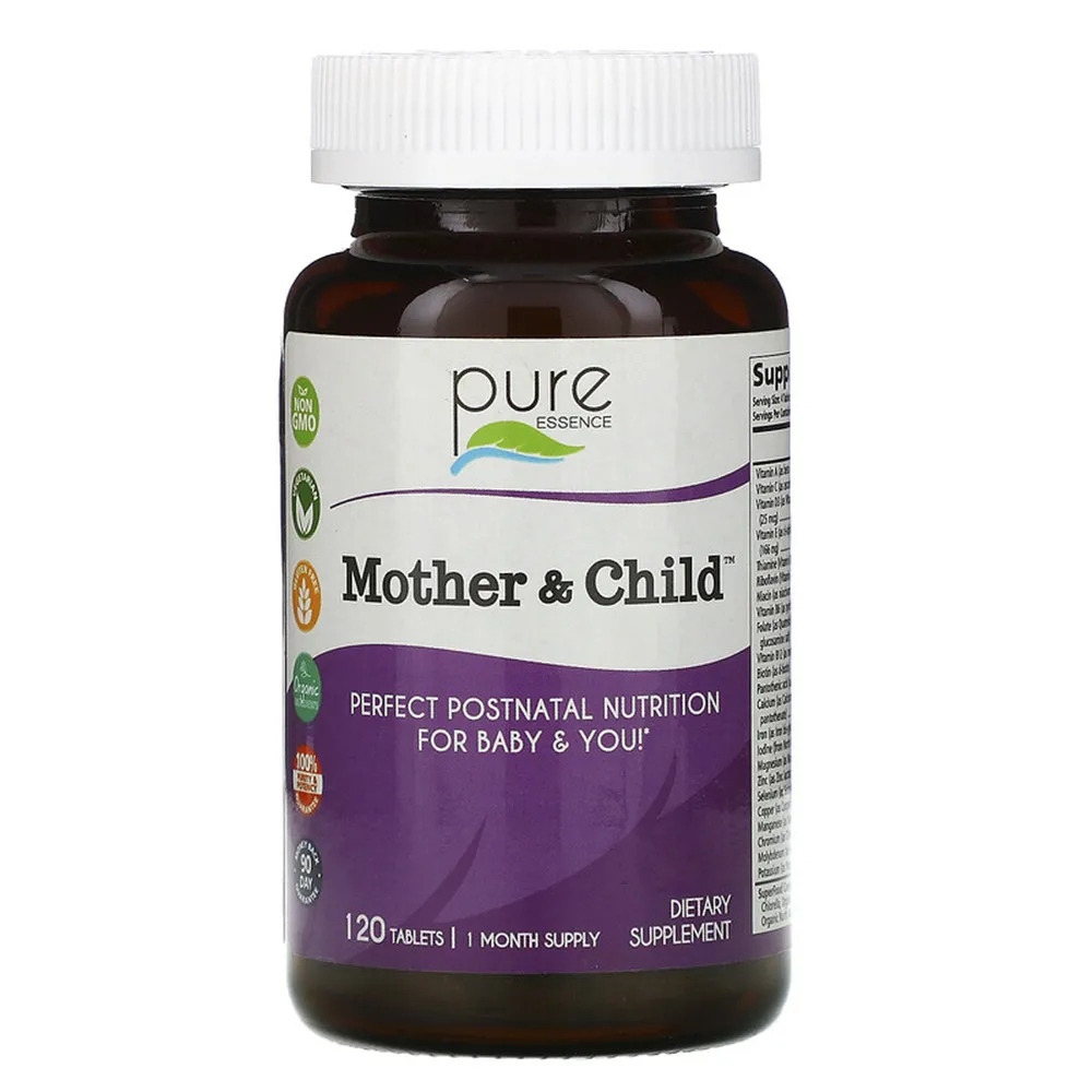 

Pure essence mother and baby Perfect Postnatal nutritional supplement 120 tabs