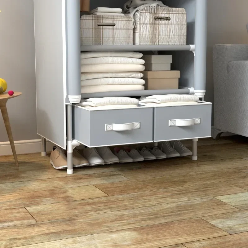 Простой шкаф современный минималистичный для хранения в спальне экономный