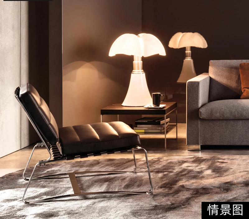 Кресло Delao/простой кожаный одноместный диван-стул/современный стул для отдыха