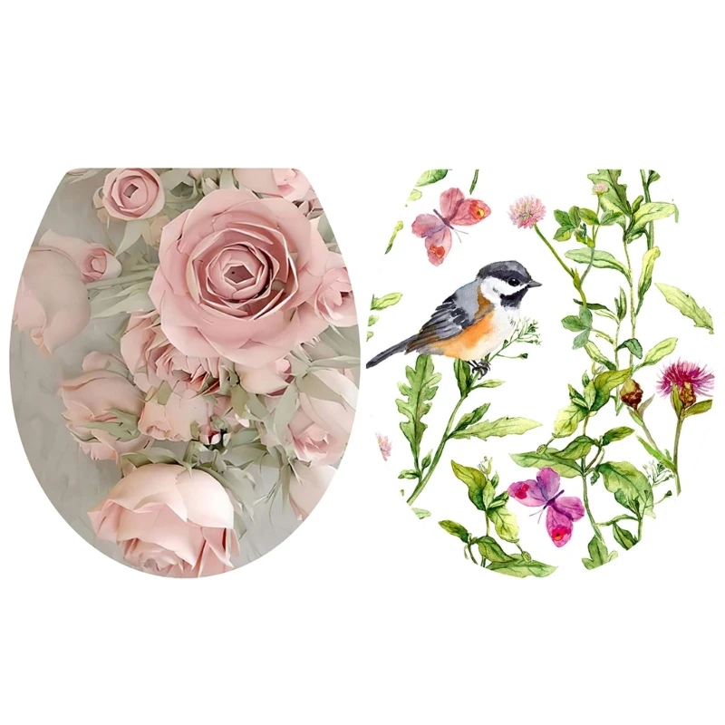 

Waterproof PVC Wall Stickers friendly Toilet Lid Decoration Stickers