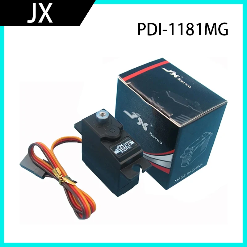 Фото Future Flight JX PDI-1181MG 4,8-6,0 В 18 г 3,5 кг Цифровой сервопривод с металлической шестерней WPL RC Car B1/16 B24 C14 C24 Планер Самолет Игрушки №1