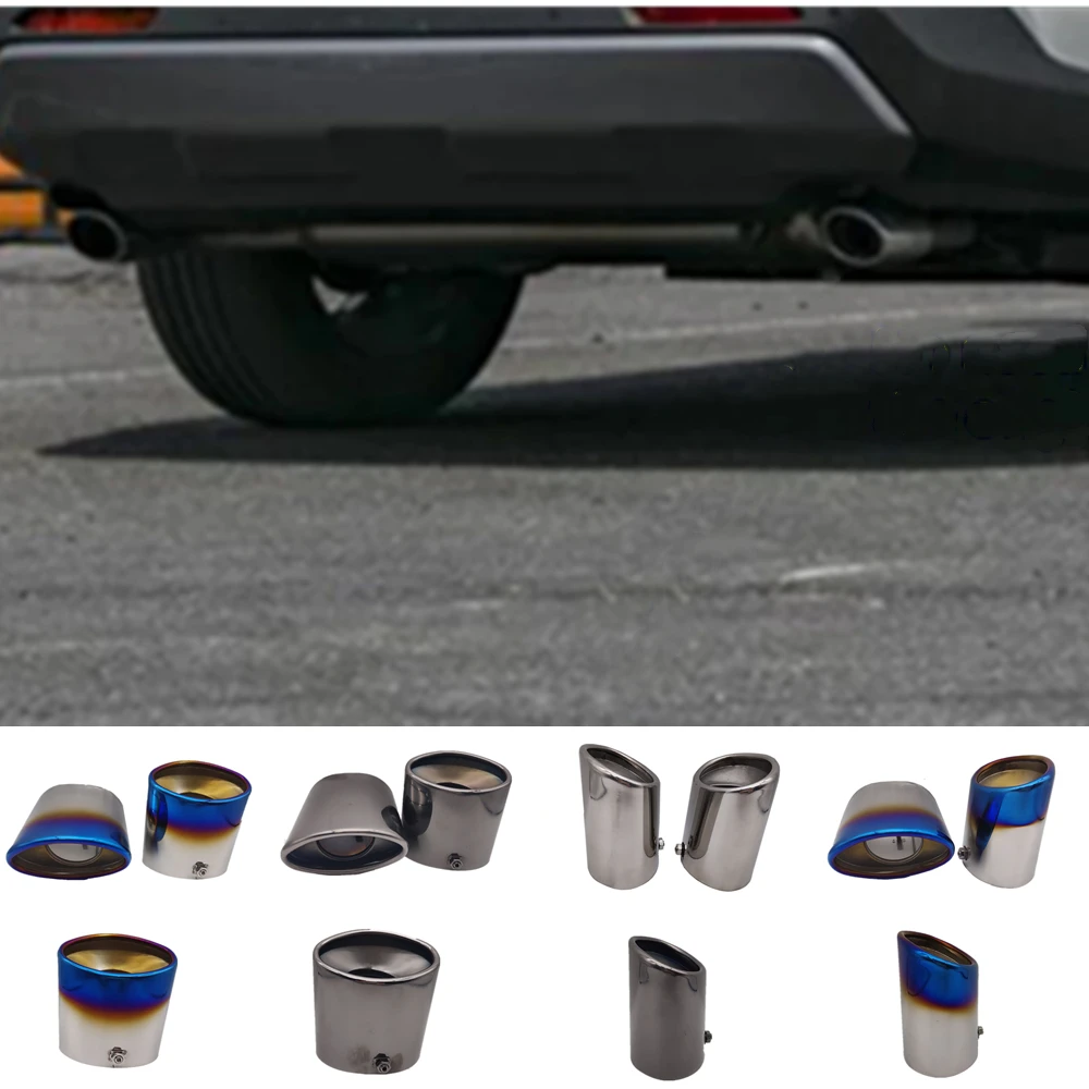 

Car Muffler Protect Cover Exterior Back End Pipe Dedicate Exhaust Tip Tail Outlet Vent 1pcs For Toyota RAV4 2019 2020 2021 2022