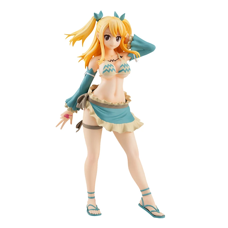 

Fairy Tail Lucy Heartfilia Anime Figures Collectible Model Toys Desktop Decoration Cartoon Figure Model Anime Toy Gift