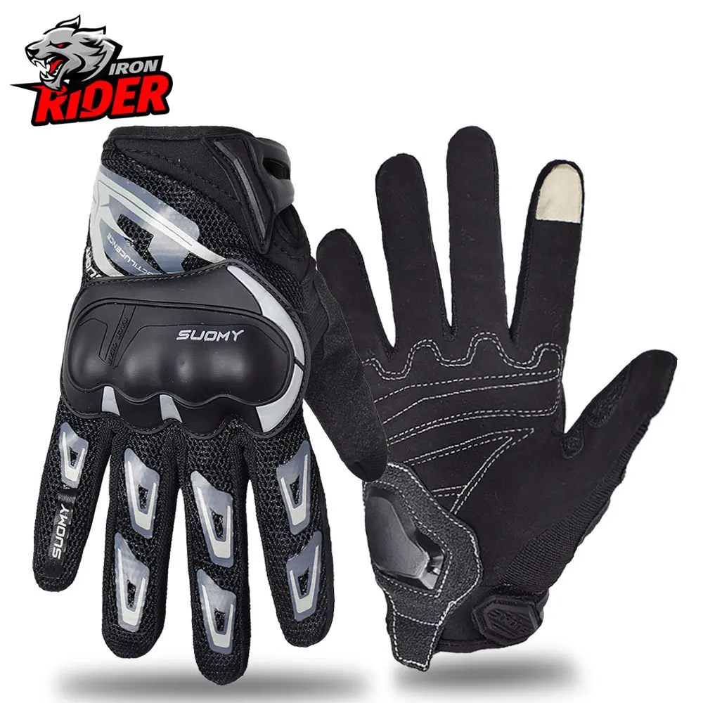 Summer Motorcycle Gloves Breathable Motorcycle Glove Guantes Motorcycle Cycling Gloves Rider Protector Gloves Ridding Gloves