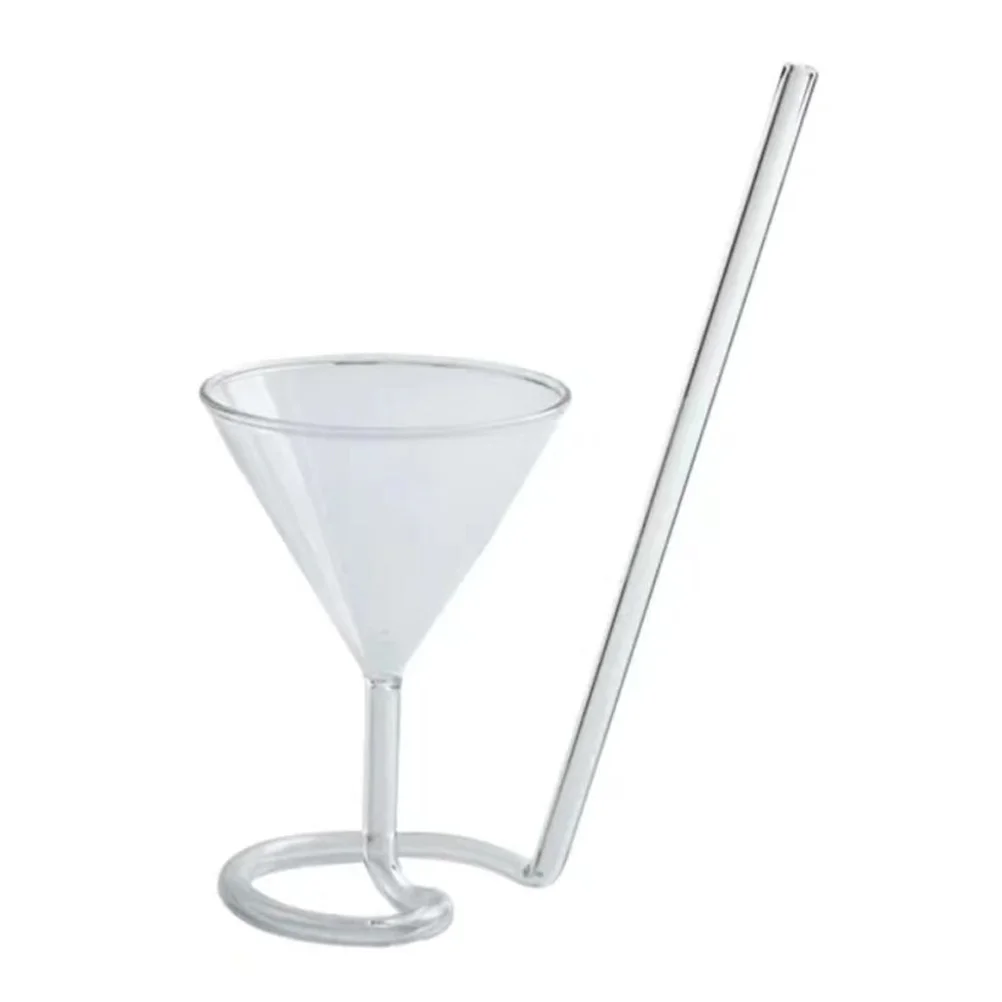 

Glasses Cup Goblet Cocktail Straw Drinking Cups Champagne Whiskey Martini Bar Beverage Sipper Glassware Red Party Decanter