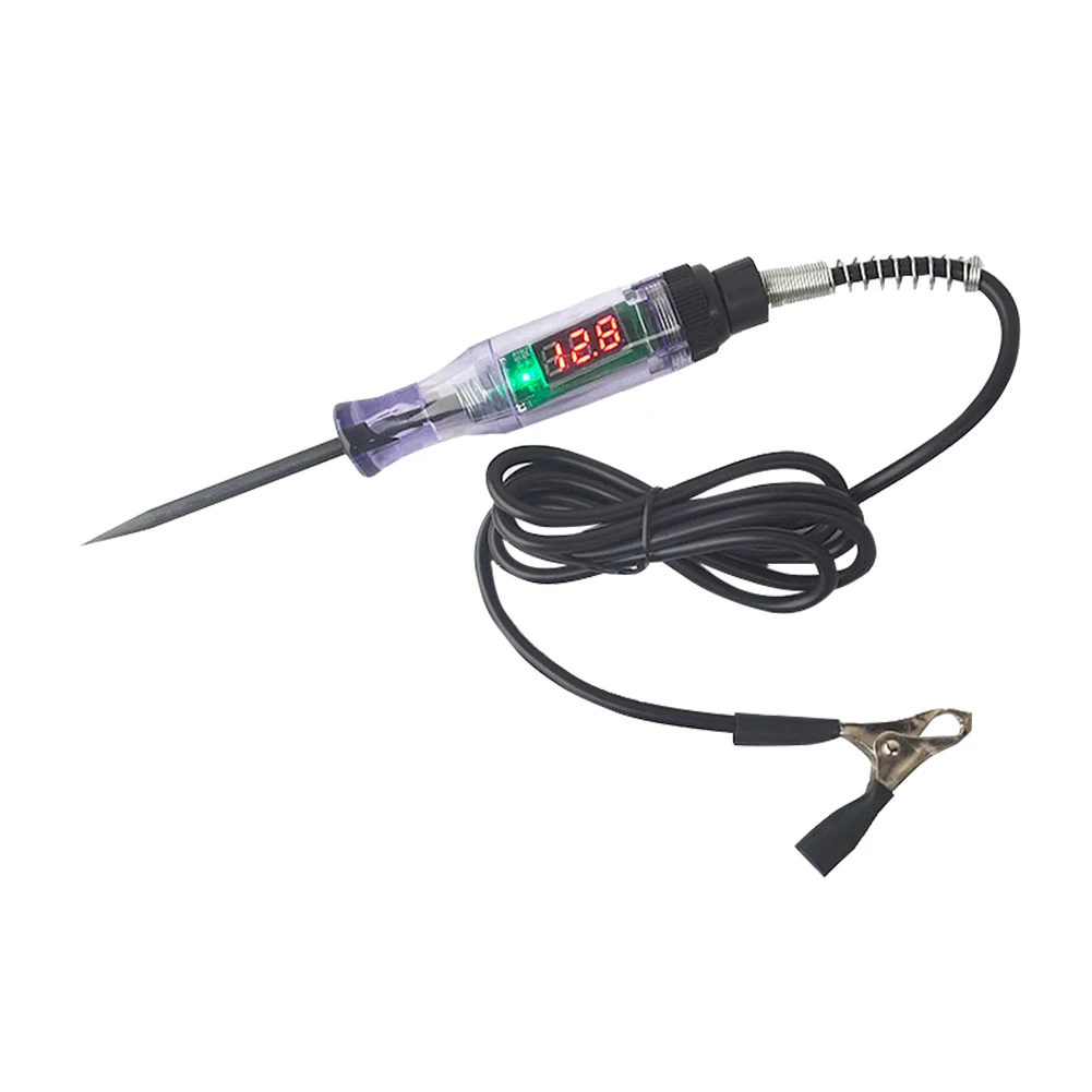 

Портативный тестер напряжения грузовика, светодиодный цифровой дисплей 6-24 В/3-70 в, тестовая ручка для тестирования, диагностические инструменты, ремонтные принадлежности, автомобильные аксессуары