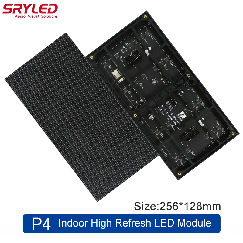 Светодиодный пиксельный дисплей для помещений P4 256 × 128 мм SMD2121 3840 Гц RGB P2 P3