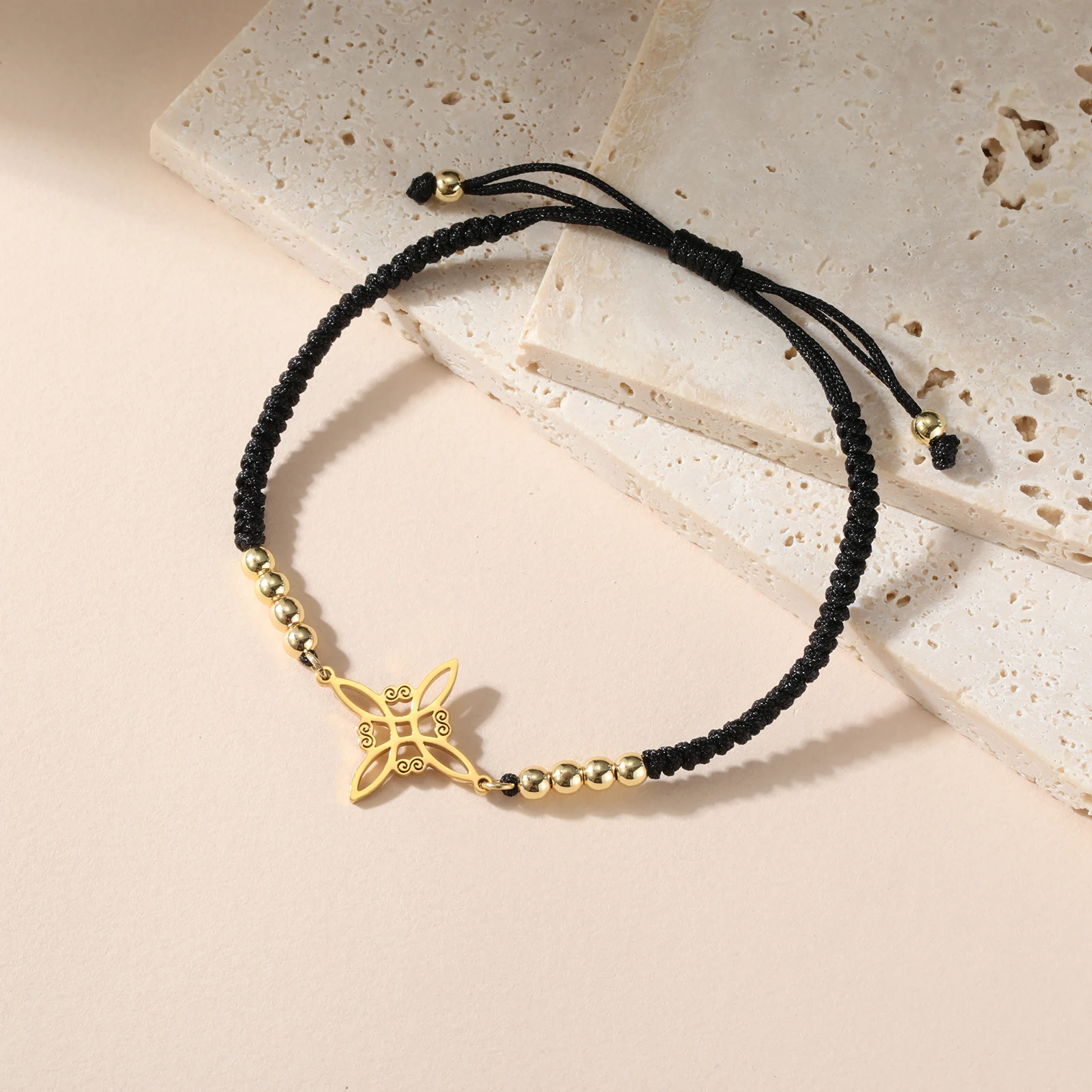 Ведьма Узел Бисер Шарм Браслет Мужчины Женщины Черный Красный Синий Фиолетовый