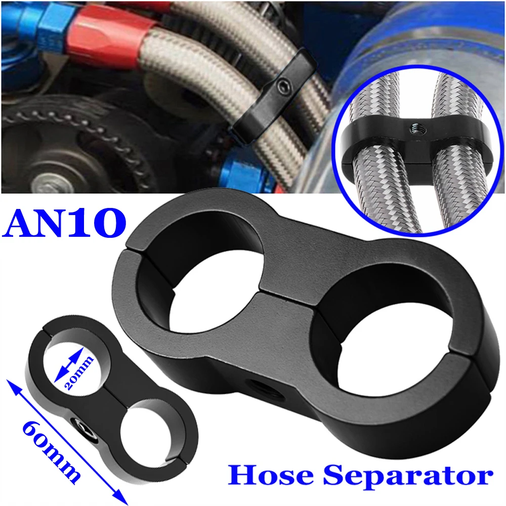 

Kit Hose Seperator 10AN Suv Accessories Aluminum Alloy Black CNC Hose line